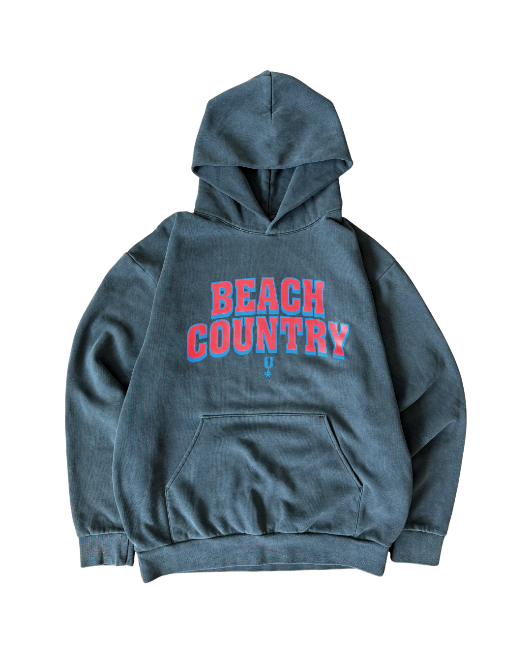Beach Country Hoodie - Faded Black