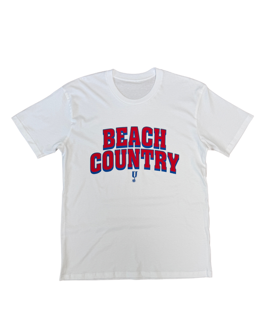Beach Country Tee - White