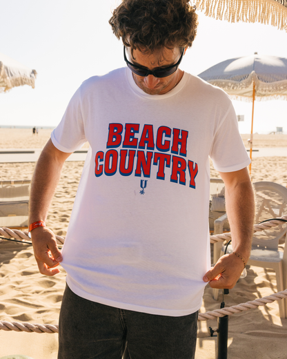 Beach Country Tee - White