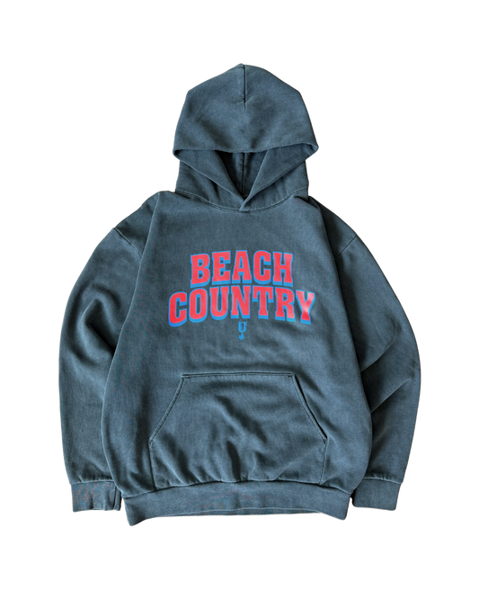 Beach Country Hoodie - Faded Black
